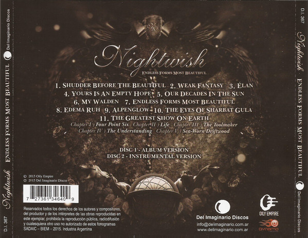 Nightwish – Endless Forms Most Beautiful cd doble nuevo - Imagen 2