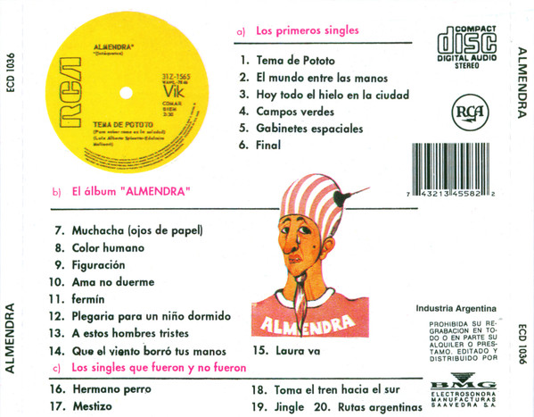 Almendra – Almendra cd nuevo - Pasion Por Los Vinilos