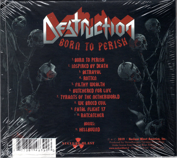 Destruction – Born To Perish cd nuevo - Imagen 2