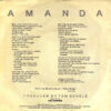 Boston – Amanda   vinilo single 7″ usado - Imagen 2