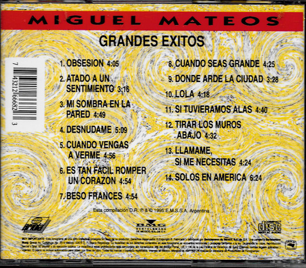 Miguel Mateos – Grandes Exitos   cd nuevo - Imagen 2
