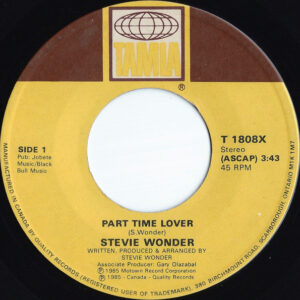 Stevie Wonder – Part-Time Lover   vinilo single 7″ usado