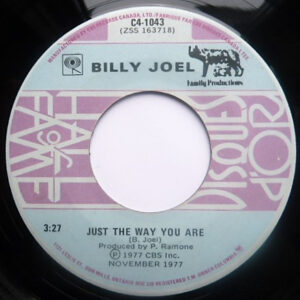 Billy Joel – Just The Way You Are / She's Always A Woman To Me   vinilo single 7″ usado