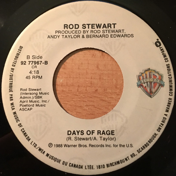 Rod Stewart – Forever Young   vinilo single 7″ usado - Imagen 2