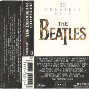 The Beatles – 20 Greatest Hits   cassette usado