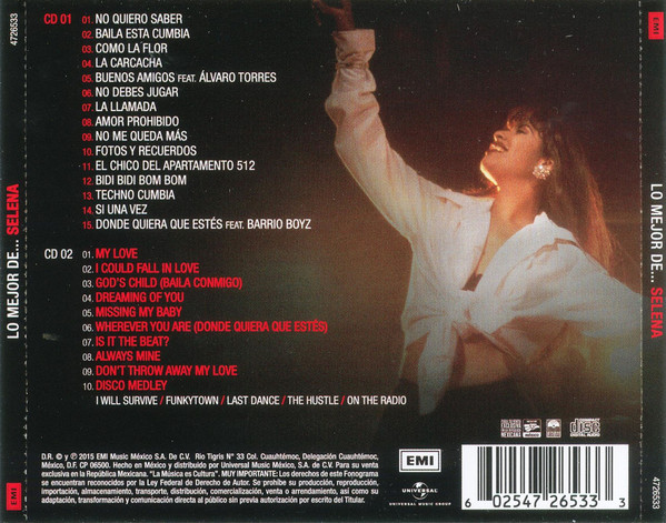 Selena – Lo Mejor De... Selena   cd doble  nuevo - Imagen 2