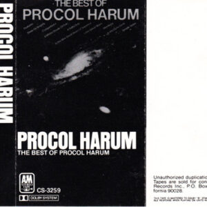 Procol Harum – The Best Of Procol Harum   cassette usado