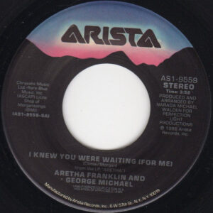 Aretha Franklin And George Michael – I Knew You Were Waiting (For Me)    vinilo single 7″ usado