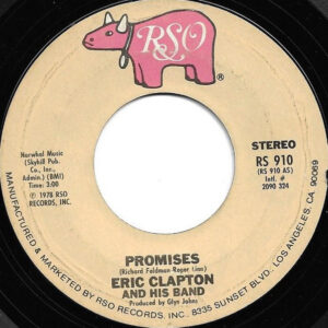 Eric Clapton And His Band – Promises   vinilo single 7″ usado