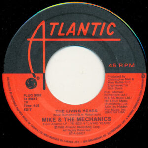 Mike & The Mechanics – The Living Years   vinilo single 7″ usado