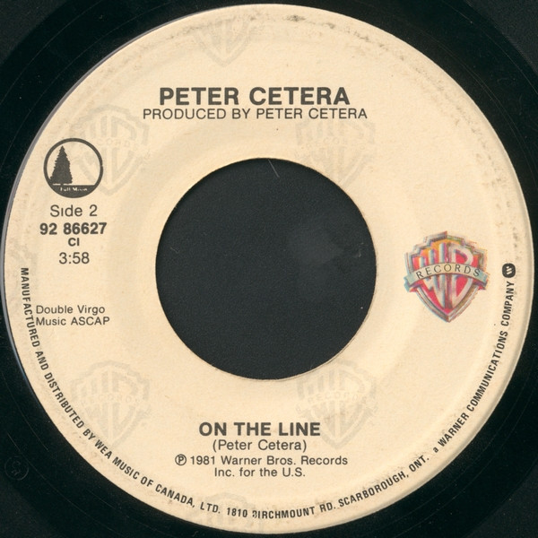 Peter Cetera – Glory Of Love vinilo single 7″ usado - Imagen 2