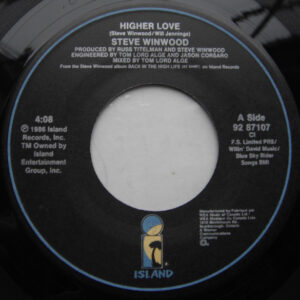 Steve Winwood – Higher Love   vinilo single 7″ usado