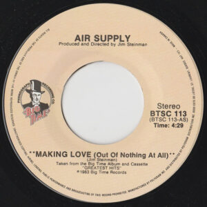 Air Supply – Making Love (Out Of Nothing At All)    vinilo single 7″ usado