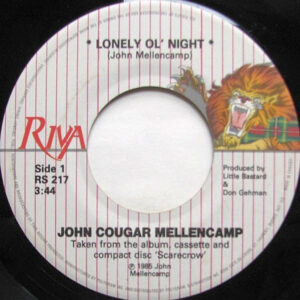 John Cougar Mellencamp – Lonely Ol' Night   vinilo single 7″ usado
