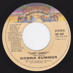 Donna Summer – Last Dance    vinilo single 7″ usado