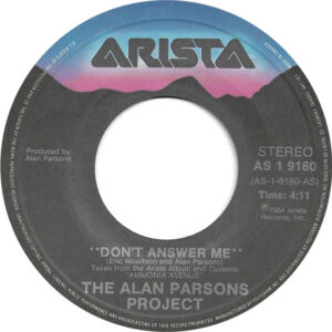 The Alan Parsons Project – Don't Answer Me   vinilo single 7″ usado
