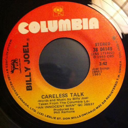 Billy Joel – Uptown Girl vinilo single 7″ usado - Imagen 2