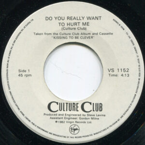 Culture Club – Do You Really Want To Hurt Me    vinilo single 7″ usado
