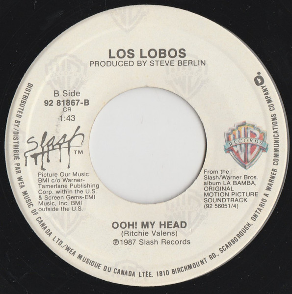 Los Lobos – Come On, Let's Go vinilo single 7″ usado - Imagen 2