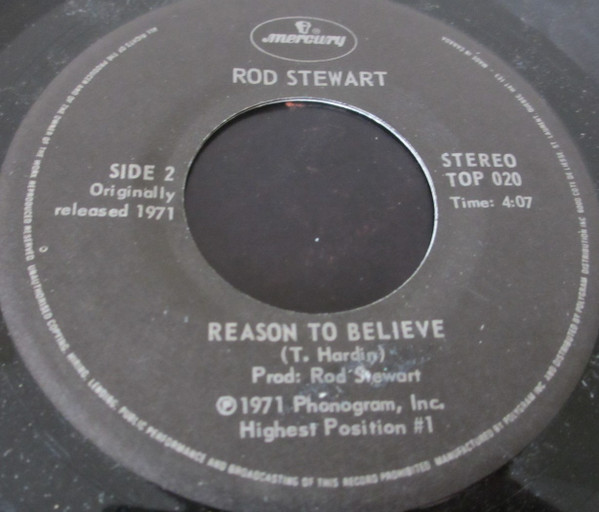 Rod Stewart – Maggie May vinilo single 7″ usado - Imagen 2