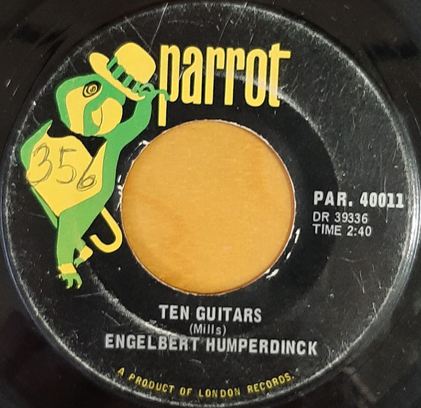 Engelbert Humperdinck – Release Me (And Let Me Love Again) / Ten Guitars vinilo single 7″ usado - Imagen 2