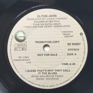 Elton John – I Guess That's Why They Call It The Blues    vinilo single 7″ usado