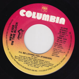 New Kids On The Block – I'll Be Loving You (Forever)   vinilo single 7″ usado