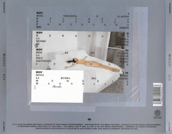 Rosalía – Lux cd nuevo - Imagen 2