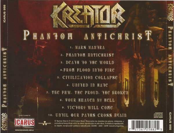 Kreator – Phantom Antichrist cd nuevo - Imagen 2