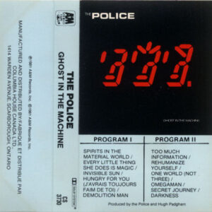The Police – Ghost In The Machine    cassette usado