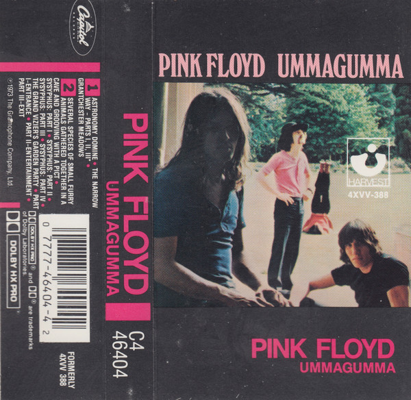 Pink Floyd – Ummagumma cassette usado
