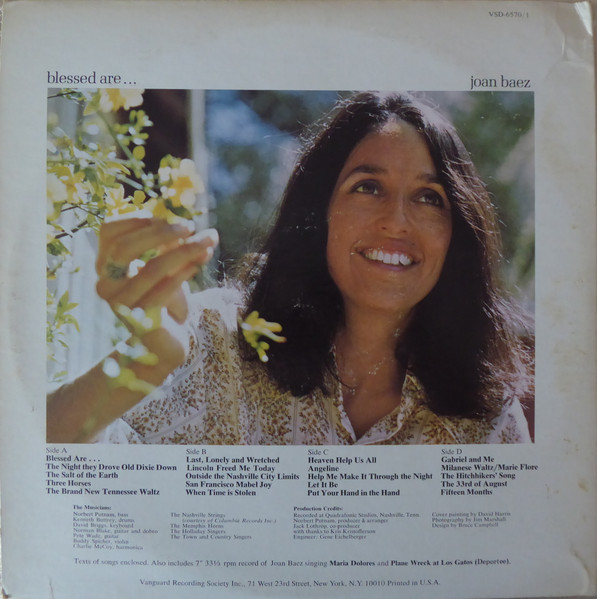 Joan Baez – Blessed Are... vinilo doble usado - Imagen 2