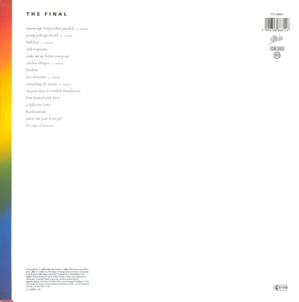 Wham! – The Final vinilo doble usado - Imagen 2