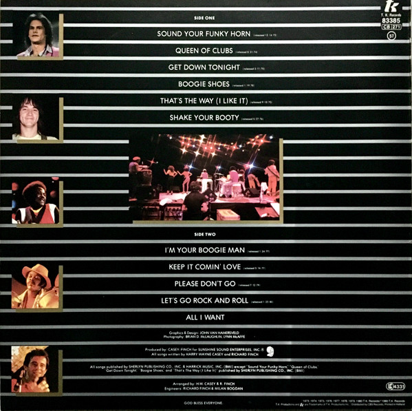 KC & The Sunshine Band – Greatest Hits vinilo usado - Imagen 2