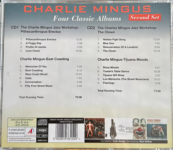 Charles Mingus – Four Classic Albums cd doble nuevo - Imagen 2
