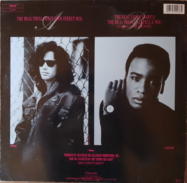 Jellybean Featuring Steven Dante – The Real Thing maxi single usado - Imagen 2
