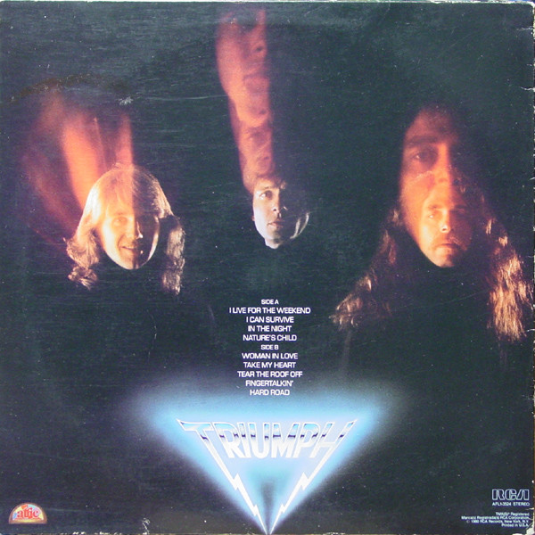 Triumph – Progressions Of Power vinilo usado - Imagen 2