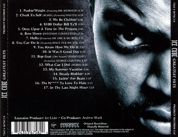 Ice Cube – Greatest Hits cd nuevo - Imagen 2
