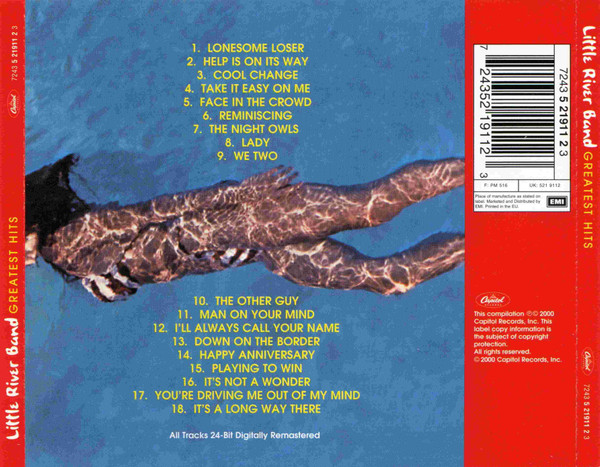 Little River Band – Greatest Hits cd nuevo - Imagen 2