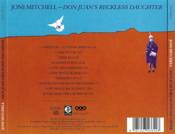 Joni Mitchell – Don Juan's Reckless Daughter cd nuevo - Imagen 2