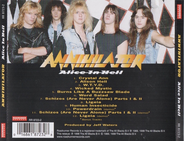 Annihilator – Alice In Hell cd nuevo - Imagen 2