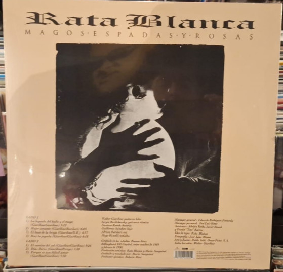 Rata Blanca – Magos, Espadas y Rosas vinilo nuevo - Imagen 2