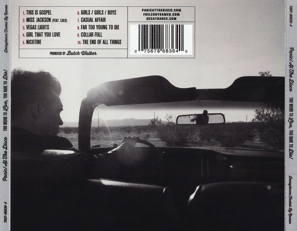 Panic! At The Disco – Too Weird To Live, Too Rare To Die! cd nuevo - Imagen 2