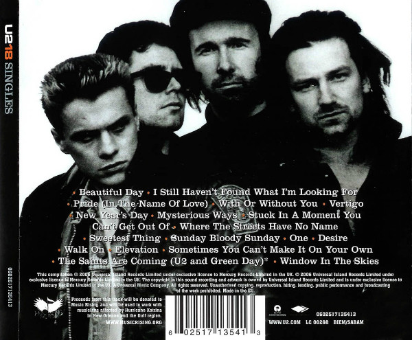 U2 – U218 Singles cd nuevo - Imagen 2