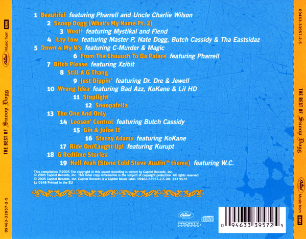 Snoop Dogg – The Best Of Snoop Dogg cd nuevo - Imagen 2