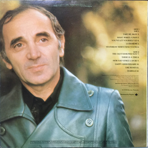 Charles Aznavour – The Best Of Charles Aznavour vinilo usado - Imagen 2