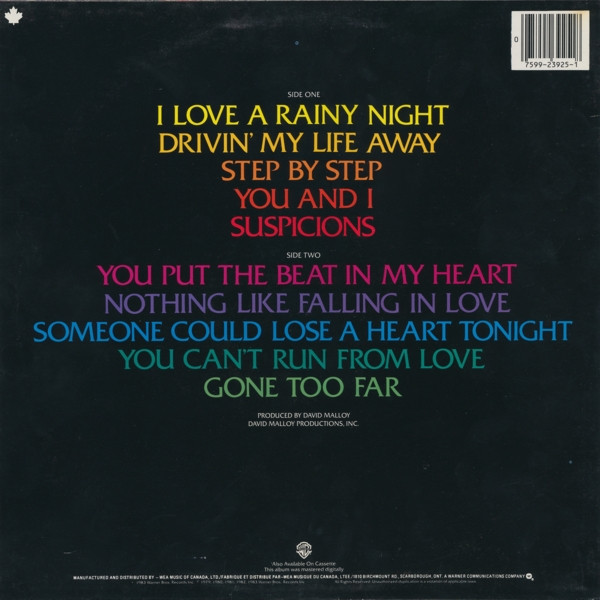 Eddie Rabbitt – Greatest Hits Vol. II vinilo usado - Imagen 2