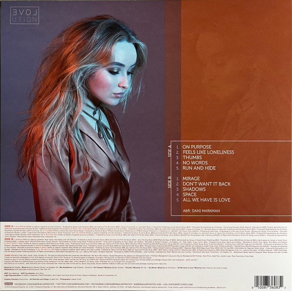 Sabrina Carpenter – Evolution vinilo nuevo - Imagen 2