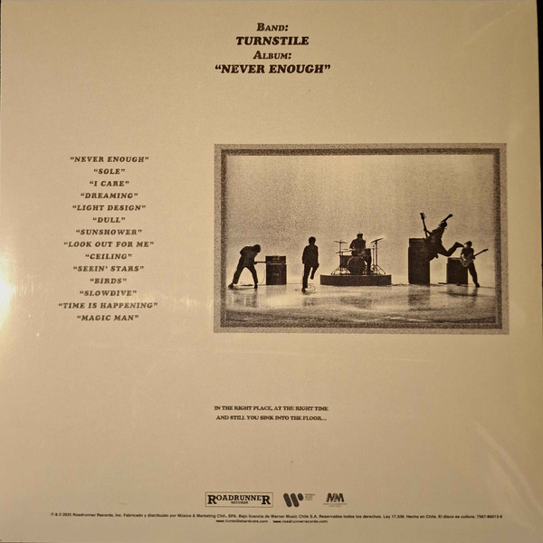 Turnstile – Never Enough vinilo nuevo - Imagen 2