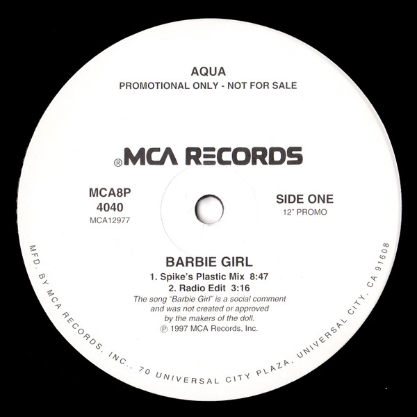 Aqua – Barbie Girl maxi single usado